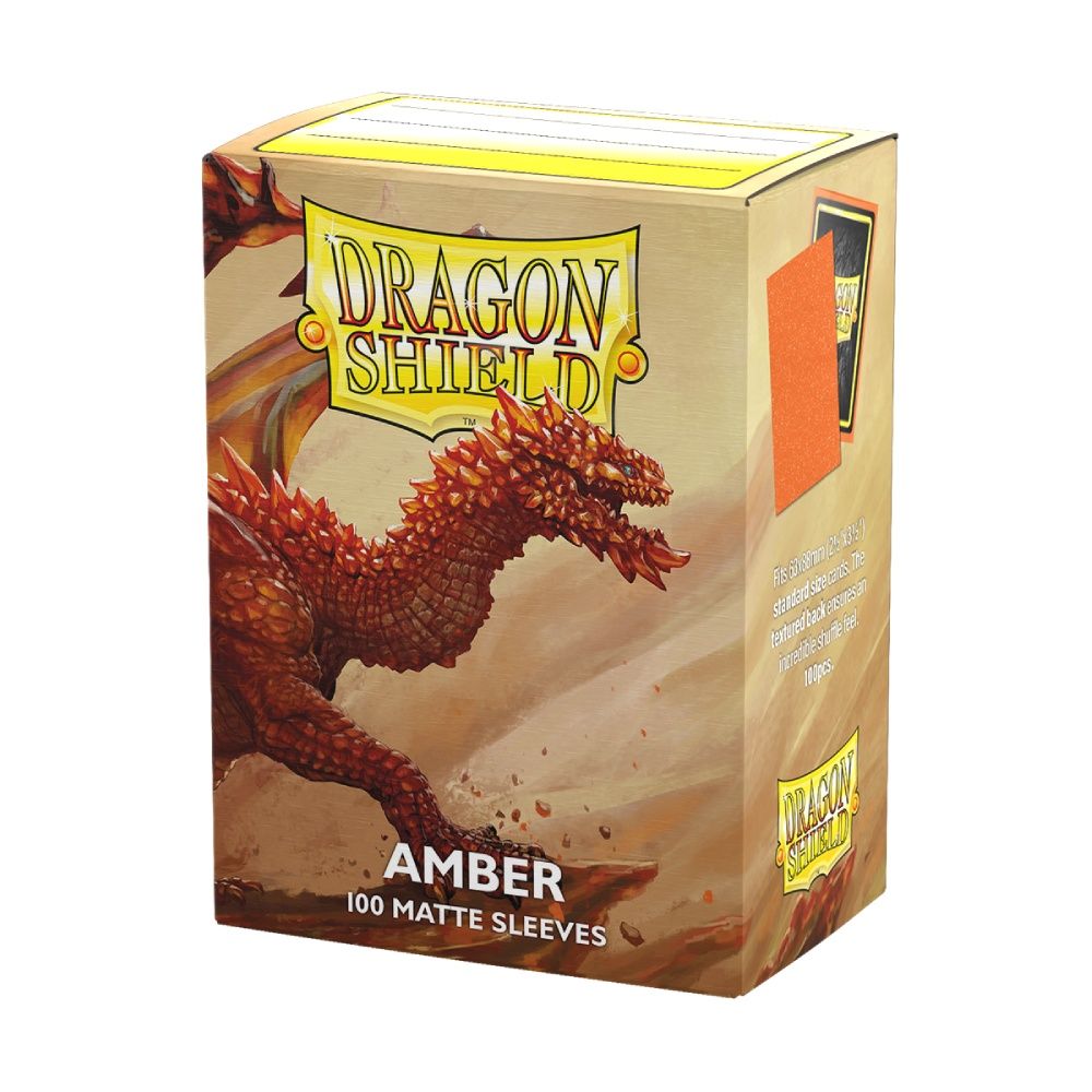 Dragon Shield: Sleeves - Matte - Amber