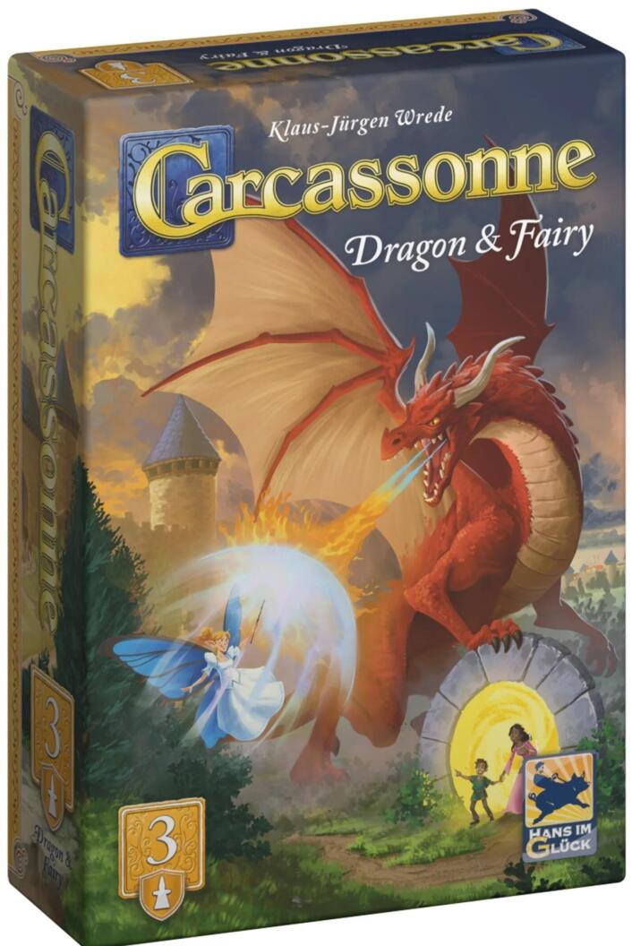 Carcassonne #3 Dragon and Fairy