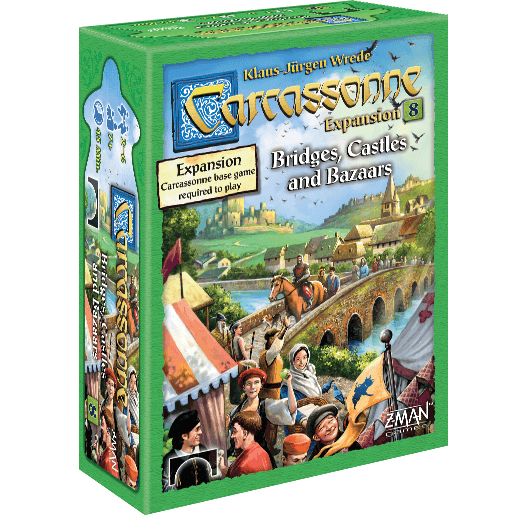 Carcassonne Expansion #8 Bridges, Castles and Bazaars